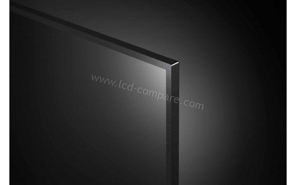 LG 43UN73003 - Zoom sur le coin sup&eacute;rieur droit