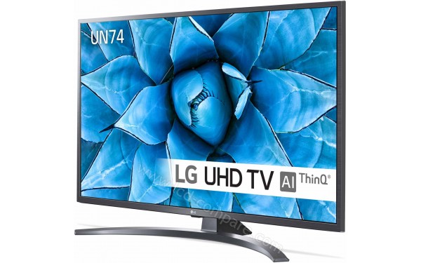 LG 43UN7400 - Vue 3/4 droite