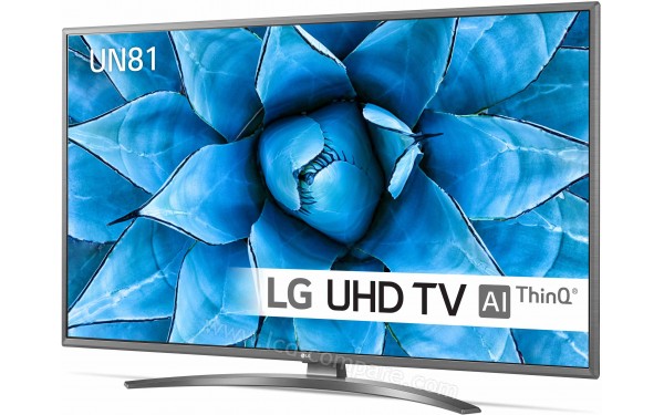 LG 43UN81006LB.API - Vue 3/4 droite