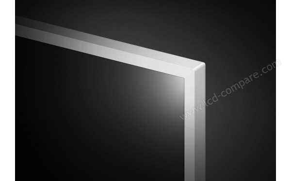 LG 43UP76903 - Zoom sur le coin sup&eacute;rieur droit