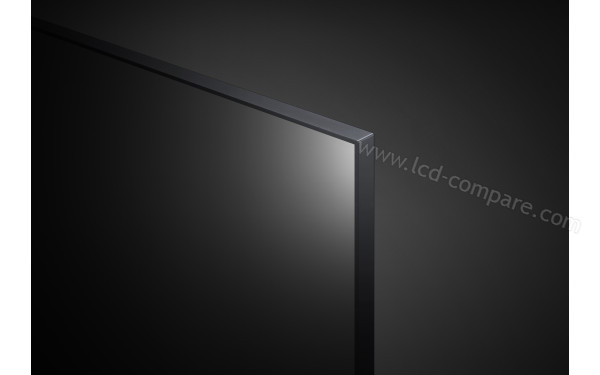 LG 43UP77003LB - Zoom sur le coin sup&eacute;rieur droit