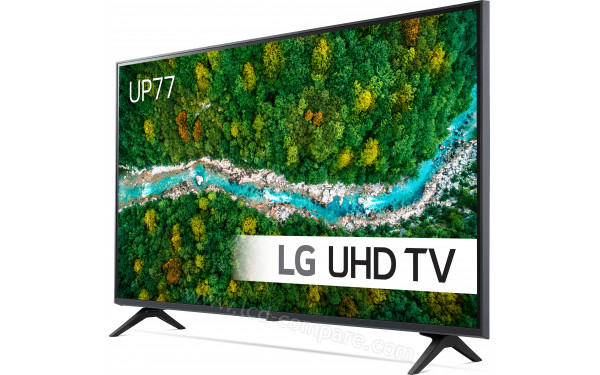 LG 43UP7700 - Vue 3/4 droite
