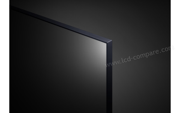 LG 43UP78003LB - Zoom sur le coin sup&eacute;rieur droit