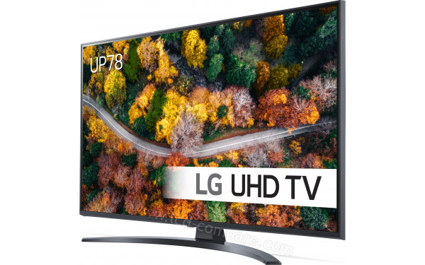 LG 43UP78006LB.API - Vue 3/4 droite