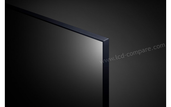 LG 43UP8100 - Zoom sur le coin sup&eacute;rieur droit