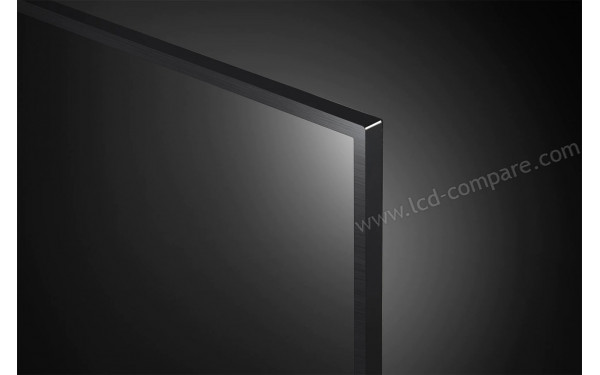 LG 43UQ7500 - Zoom sur le coin sup&eacute;rieur droit