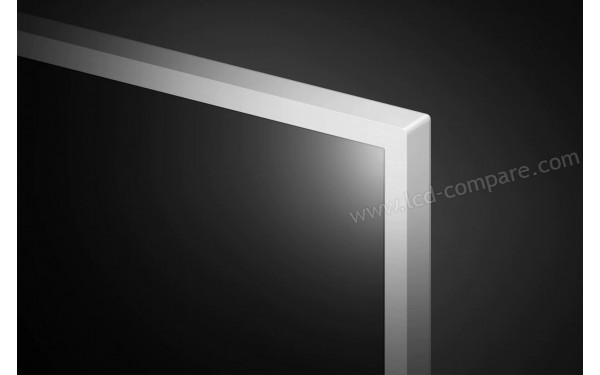 LG 43UQ76909LE - Zoom sur le coin sup&eacute;rieur droit