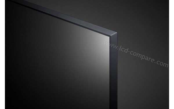 LG 43UQ80009LB - Zoom sur le coin sup&eacute;rieur droit