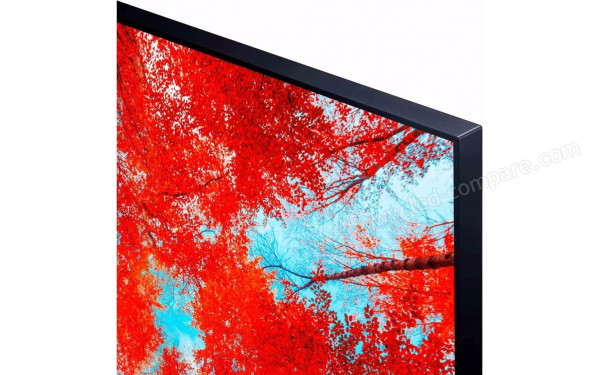 LG 43UQ90003LA - Zoom sur le coin sup&eacute;rieur droit