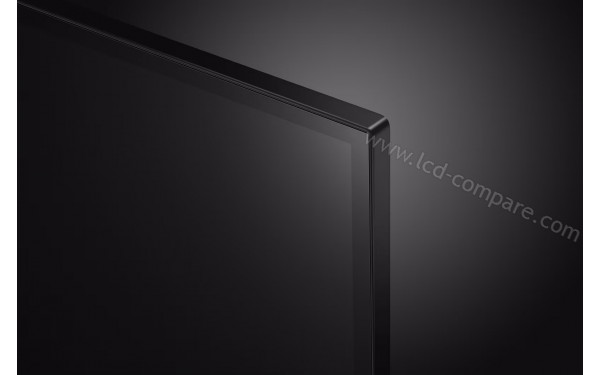 LG 43UR73003 - Zoom sur le coin sup&eacute;rieur droit