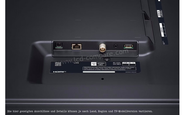 LG 43UR7500 - Connectiques