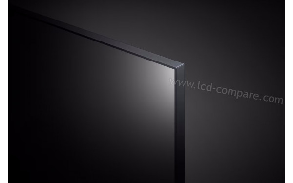 LG 43UR7800 - Zoom sur le coin sup&eacute;rieur droit