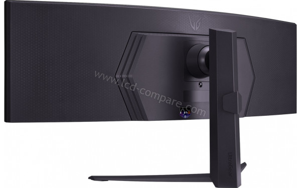 LG 45GR65DC-B - Vue 3/4 arri&egrave;re