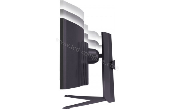 LG 45GR65DC-B - Vue de profil droit