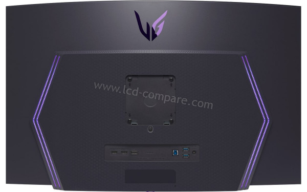 LG 45GS95QE-B - Connectiques + Hexagon Lightning