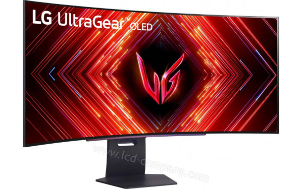 LG 45GS95QX-B - Vue 3/4 gauche