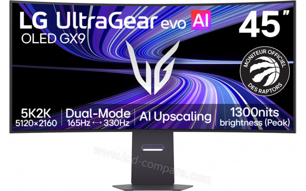 LG 45GX950B-B - Vue de face