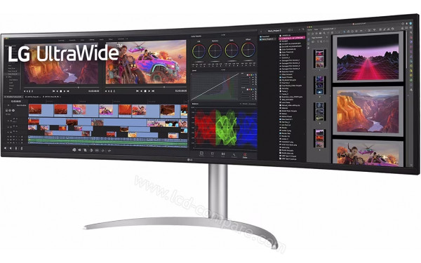 LG 49BQ95C-W - Vue 3/4 droite