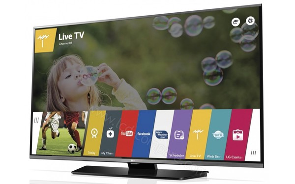 LG 49LF630V - Vue 3/4 droite 1