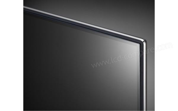 LG 49SM9000 - Zoom sur le coin sup&eacute;rieur droit