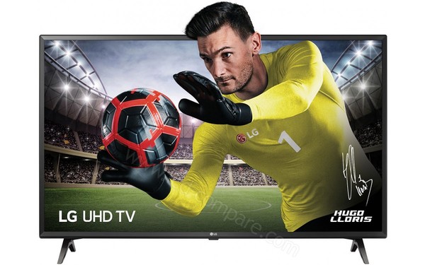LG 49UK6200 Import EU - Vue de face Hugo Lloris