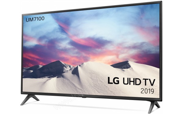 LG 49UM71007LB - Vue 3/4 droite