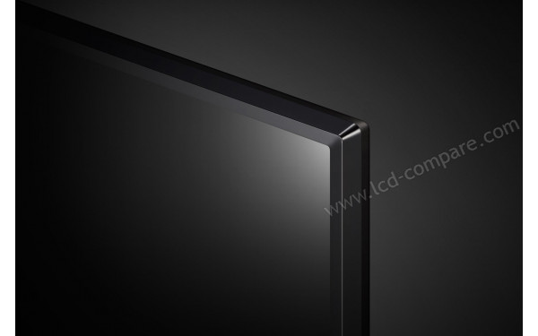 LG 49UN7300 - Zoom sur le coin sup&eacute;rieur droit