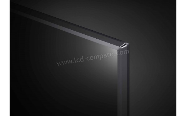 LG 49UN74003LB - Zoom sur le coin sup&eacute;rieur droit