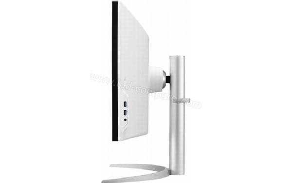 LG 49WQ95C-W.AEK - Vue de profil droit