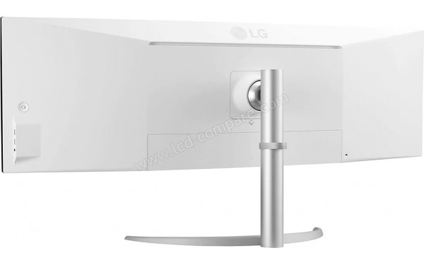 LG 49WQ95X-W - Vue 3/4 arri&egrave;re