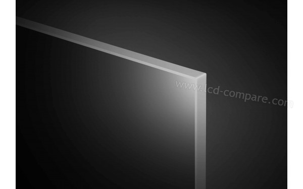 LG 50NANO77 - Zoom sur le coin sup&eacute;rieur droit