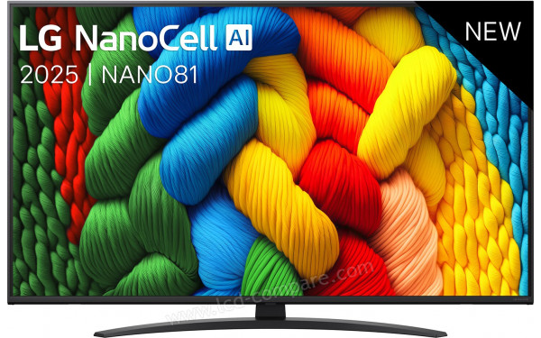 LG 50NANO81A - Vue de face