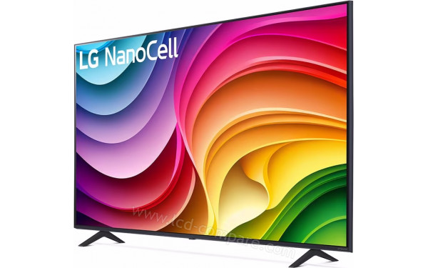 LG 50NANO82T3B - Vue 3/4 droite