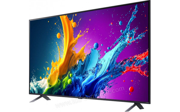 LG 50QNED80 2024 - Vue 3/4 droite