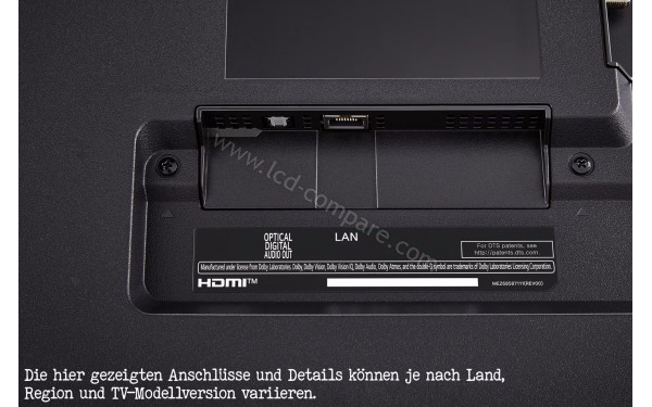 LG 50QNED81 2023 - Connectiques