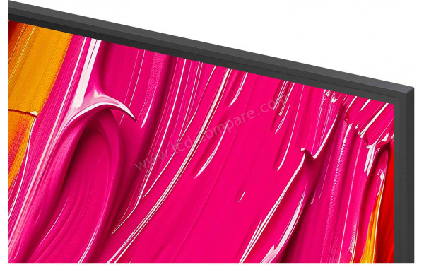 LG 50QNED8EA - Zoom sur le coin sup&eacute;rieur droit