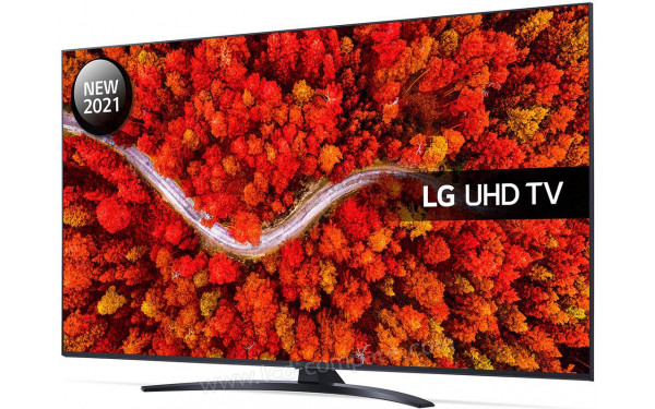 LG 50UP81006LR - Vue 3/4 droite