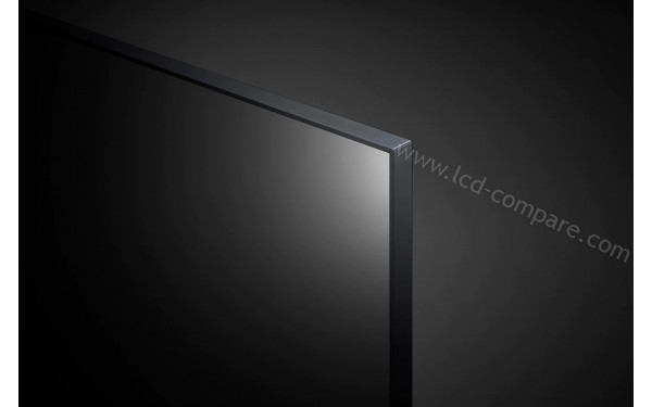 LG 50UQ80009LB - Zoom sur le coin sup&eacute;rieur droit