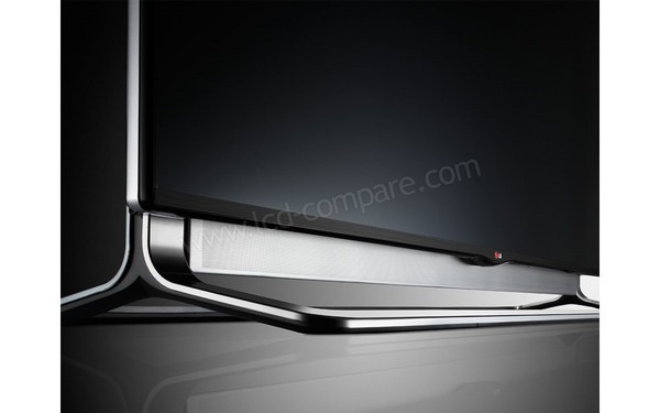 LG 55LA970V - Zoom sur le coin inf&eacute;rieur gauche