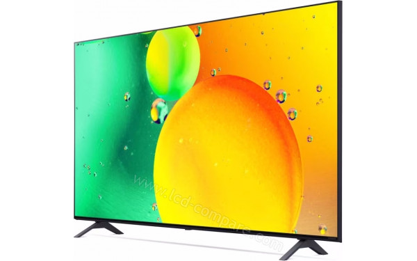 LG 55NANO756 2022 - Vue 3/4 droite