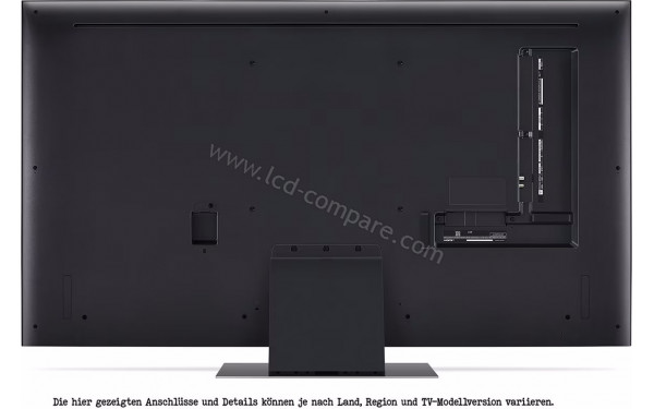 LG 55QNED826RE.API - Vue de l'arri&egrave;re position haute