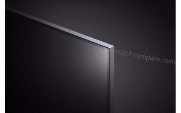 LG 55QNED863RE - Zoom sur le coin sup&eacute;rieur droit
