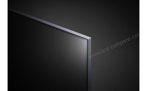 LG 55QNED87 - Zoom sur le coin sup&eacute;rieur droit