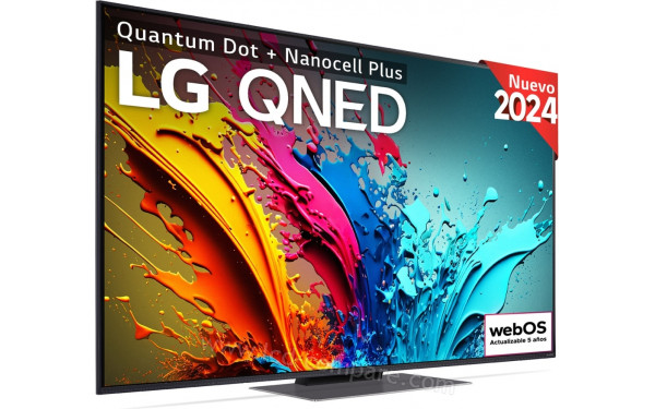 LG 55QNED87 2024 - Vue 3/4 gauche