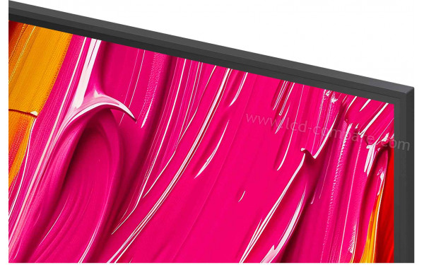 LG 55QNED8EA - Zoom sur le coin sup&eacute;rieur droit