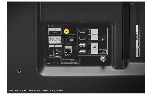 LG 55SM8200 - Connectiques arri&egrave;re