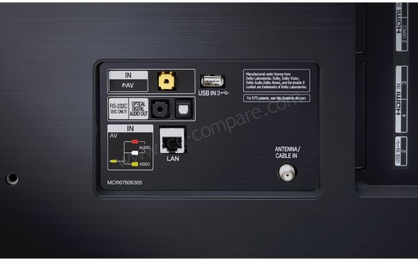 LG 55SM9010 - Connectiques