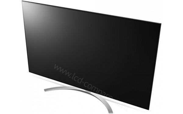 LG 55SM9800 - Vue 3/4 droite par le dessus