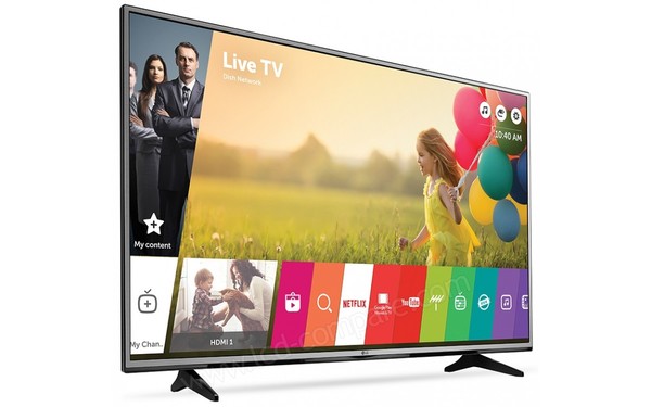LG 55UH605V - Vue 3/4 gauche