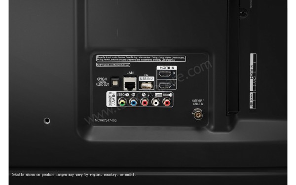 LG 55UM7510 Import EU - Connectiques arri&egrave;re